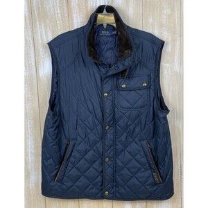 Polo by Ralph Lauren Navy Quilted Vest